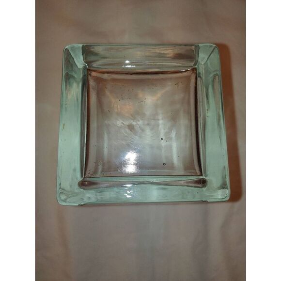 Clear Glass Square Column Vase 8" x 4" - Picture 5 of 5